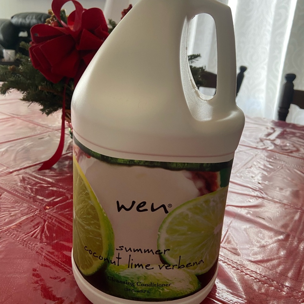 NWT WEN Summer Coconut Lime Verbena Cleansing Conditioner one gallon size. New